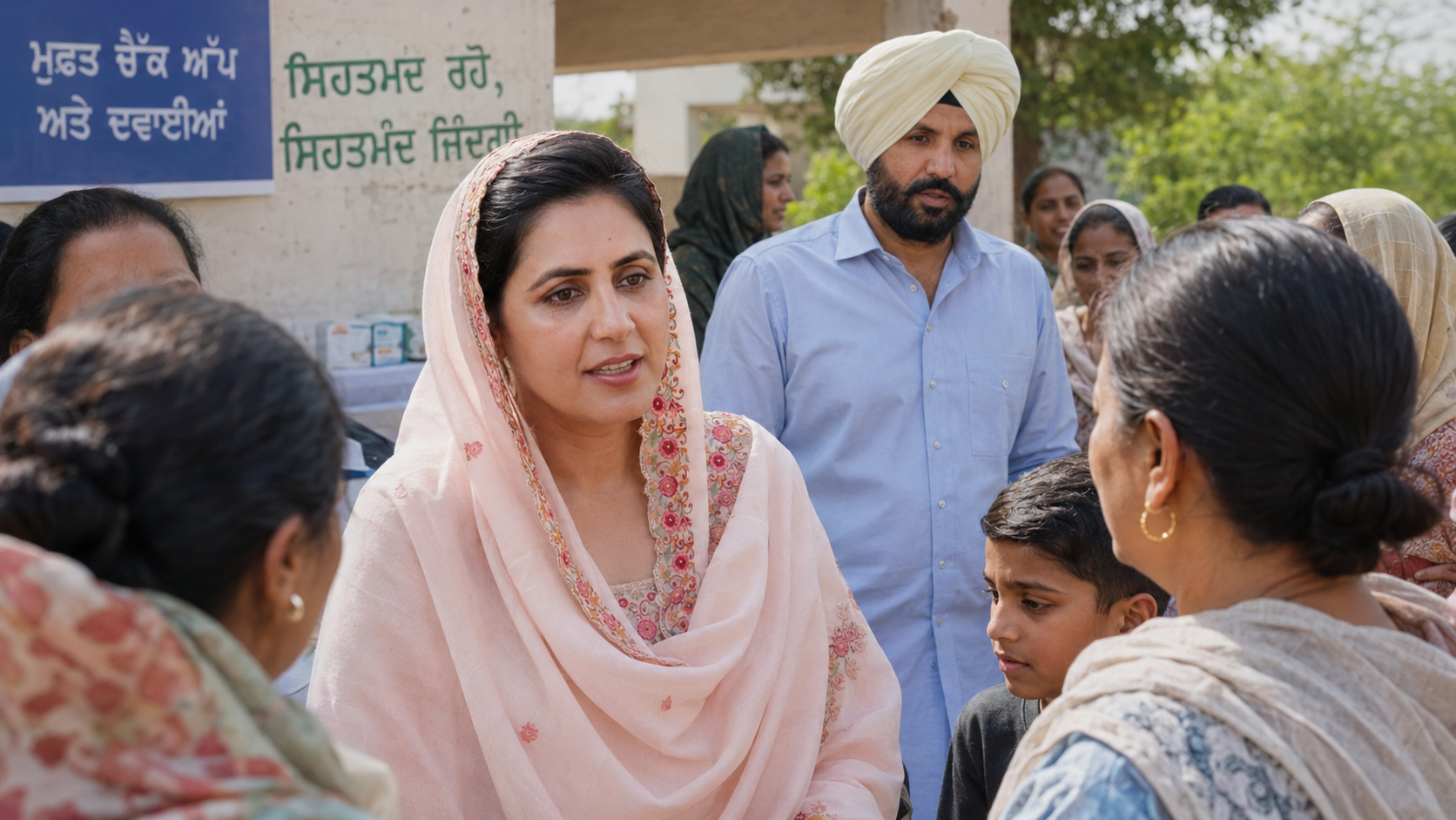 Raja Warring Wife Amrita Warring - Family, Background and Public Life in Punjab