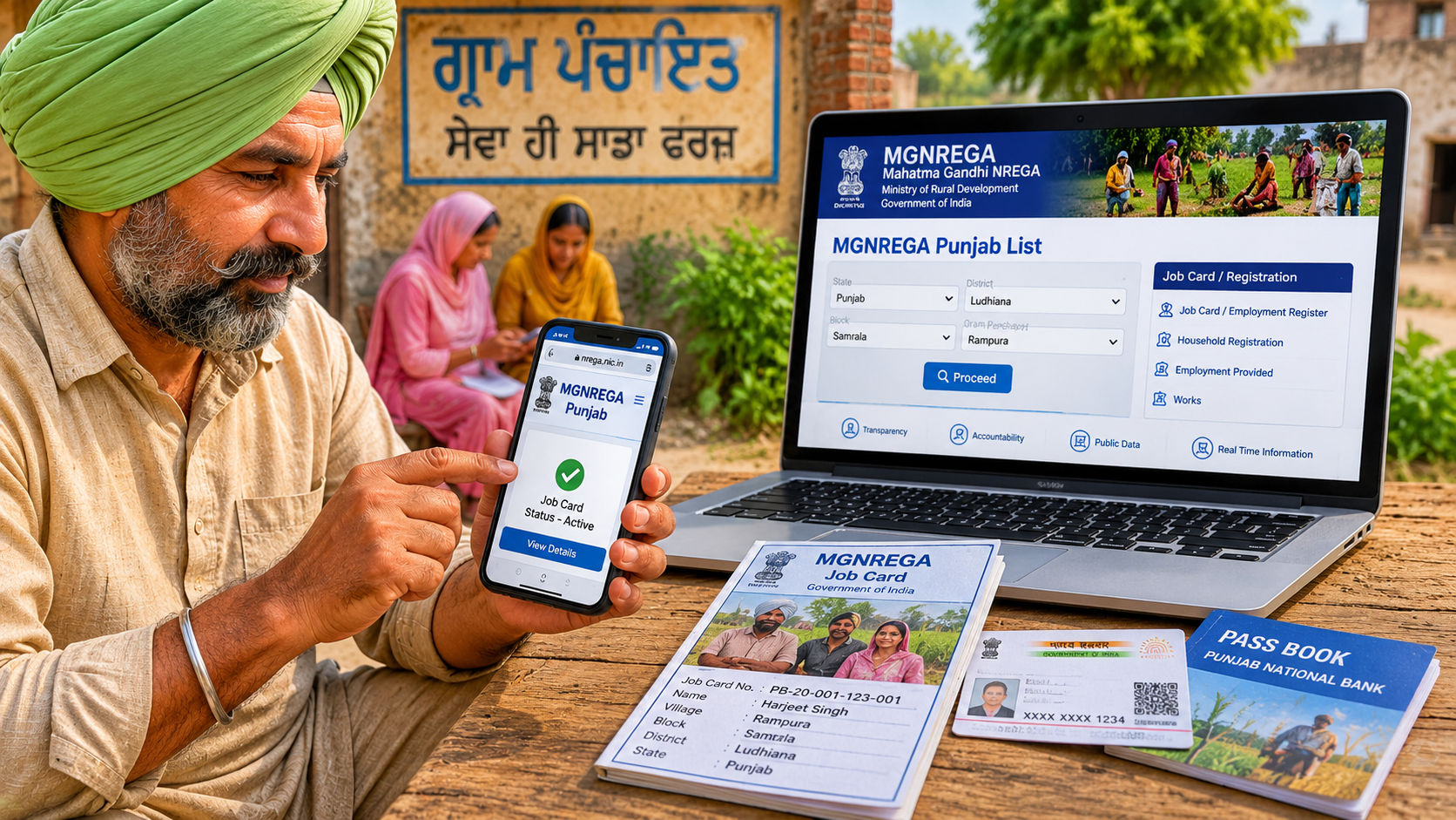 MGNREGA Punjab List 2026 - How to Check Your Job Card and Status Online