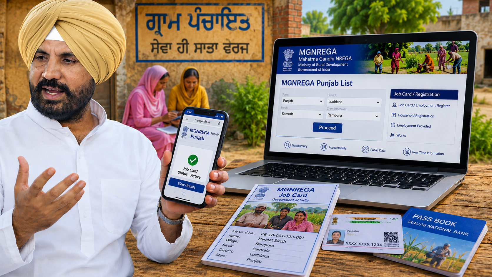 MGNREGA Punjab List 2026 - How to Check Your Job Card and Status Online