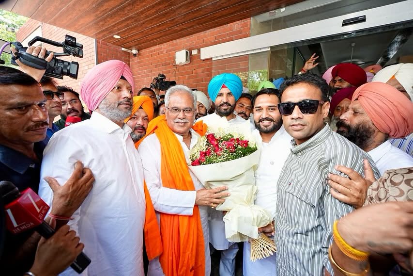 Punjab Congress Leadership Meets Bhupesh Baghel to Discuss Organization and 2027 Election Preparations Image