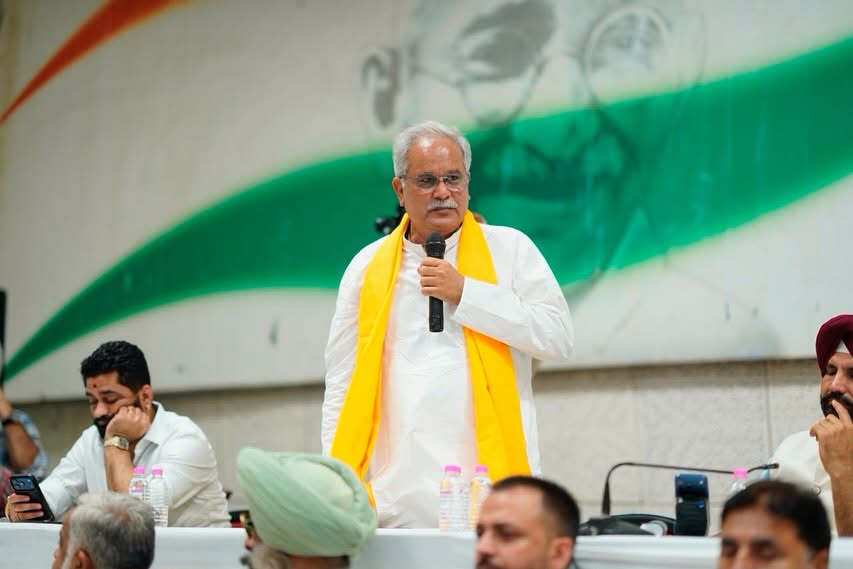 Punjab Congress In-charge Shri Bhupesh Baghel met with Congress leaders and party workers at Punjab Congress Bhawan, Chandigarh, to discuss organizational matters and strengthen the party at the grassroots level. Image