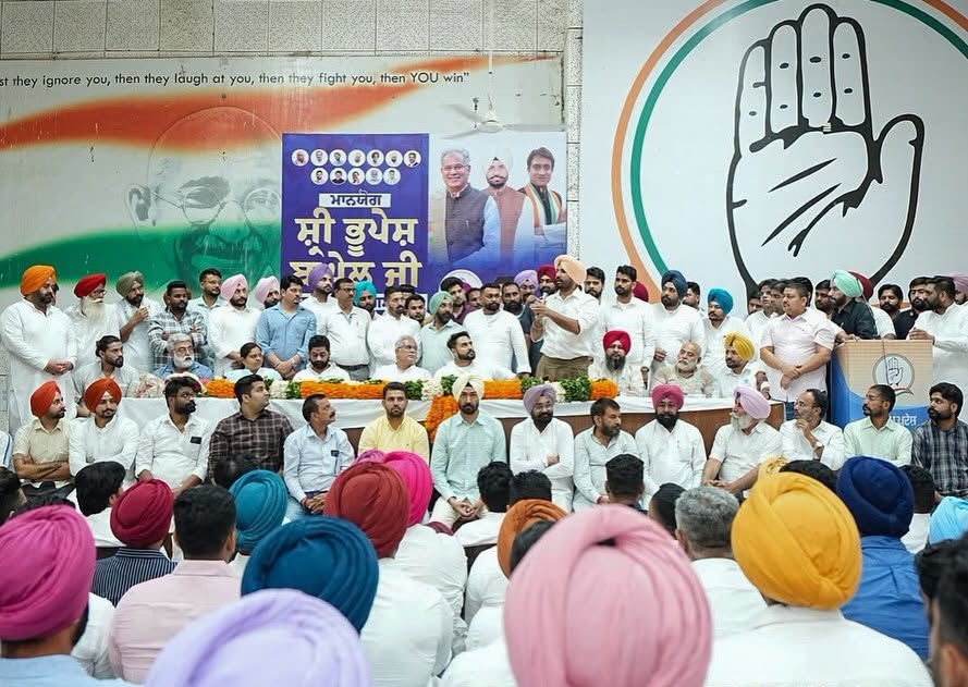 An interaction with Punjab Youth Congress leaders and workers focused on youth engagement, organizational growth, and empowering the next generation of leadership in Punjab. Image
