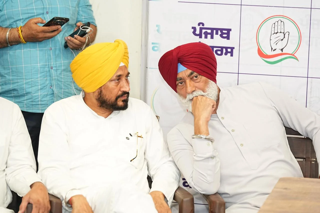 Raja Warring Alongside Senior Congress Leaders Presents the Party's United Stand on Bhagwant Mann's Resignation and the Akal Takht Issue Image
